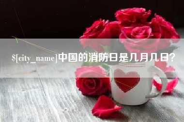 廊坊中国的消防日是几月几日？