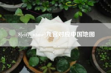 廊坊九宫对应中国地图