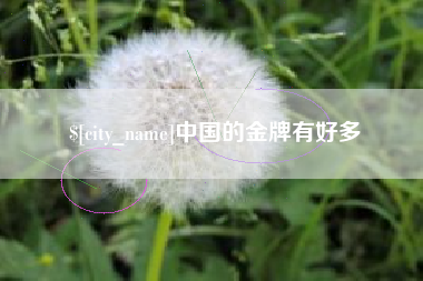 廊坊中国的金牌有好多