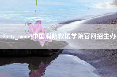 廊坊中国消防救援学院官网招生办