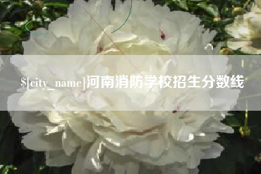 廊坊河南消防学校招生分数线