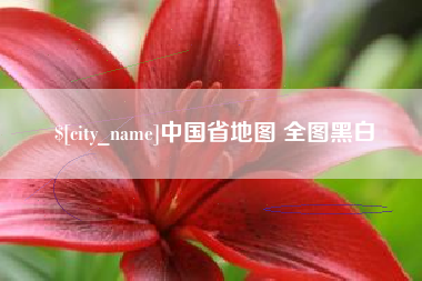 廊坊中国省地图 全图黑白
