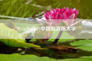 廊坊中国的消防大学