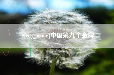廊坊中国第九个金牌