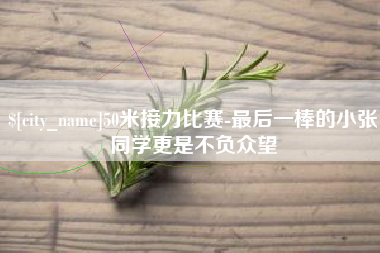 廊坊50米接力比赛-最后一棒的小张同学更是不负众望