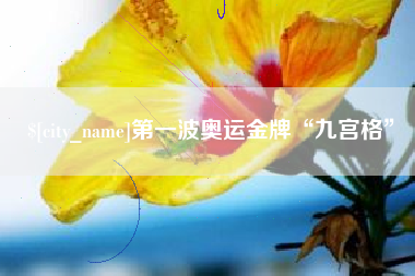 廊坊第一波奥运金牌“九宫格”