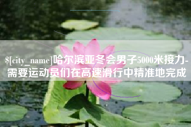 廊坊哈尔滨亚冬会男子5000米接力-需要运动员们在高速滑行中精准地完成