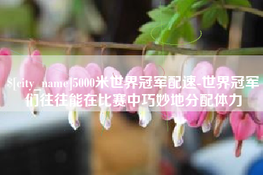 廊坊5000米世界冠军配速-世界冠军们往往能在比赛中巧妙地分配体力