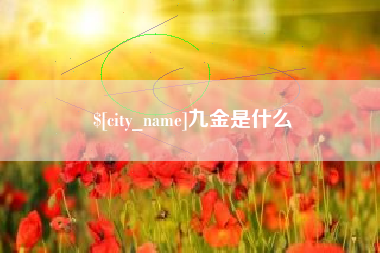 廊坊九金是什么