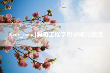 廊坊消防工程学校录取分数线