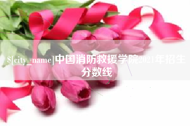 廊坊中国消防救援学院2021年招生分数线