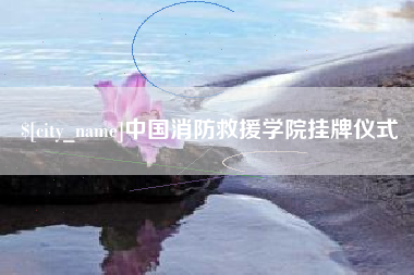 廊坊中国消防救援学院挂牌仪式